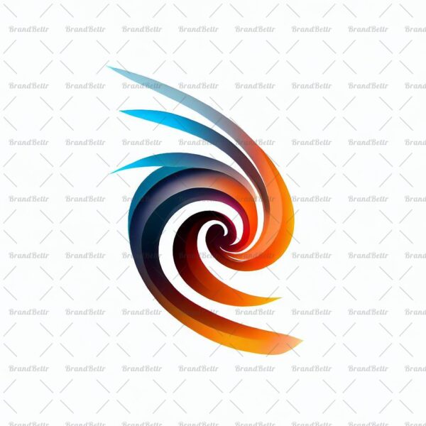 Abstrakte Tornadospirale